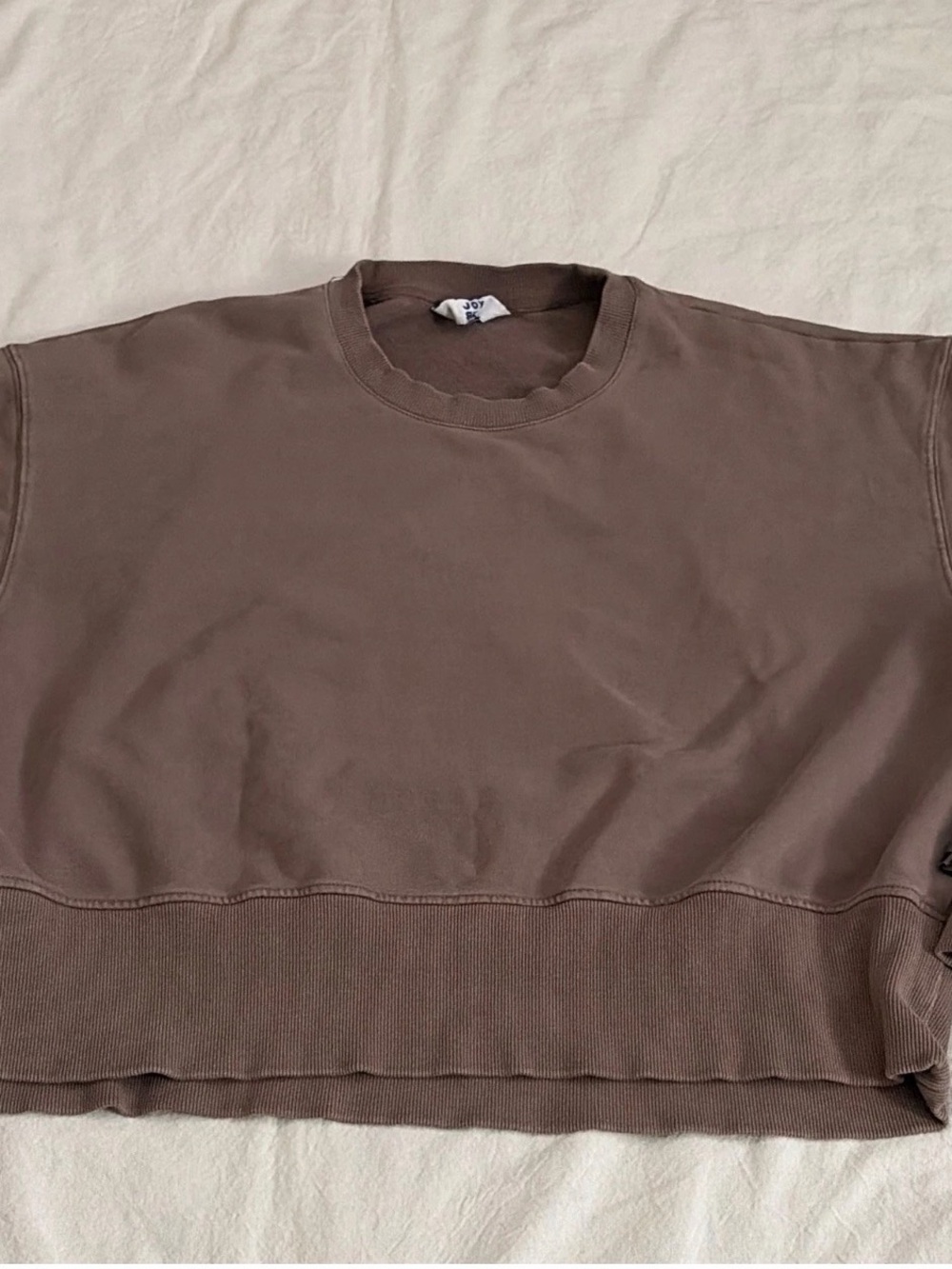 JoyLab Women’s Crewneck Cropped Athletic Sweatshirt - Brown
